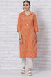 Red Straight Printed Kurta image number 5